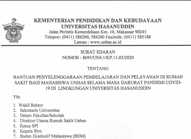 Unhas Bebaskan UKT Bagi Mahasiswa Tingkat Akhir, Ini Syaratnya