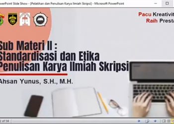 UKM LP2KI Unhas Kupas Tuntas Standardisasi dan Etika Skripsi