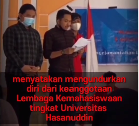 Tangkapan Layar dari media sosial BEM FKM Unhas