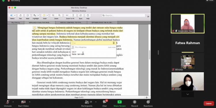 UKM Prisma Unhas Telusuri Teknik Penulisan Esai