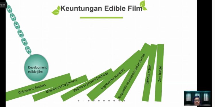 Mawapres Faperta Gagas Teknologi Pengemasan Edible Film pada Sayuran