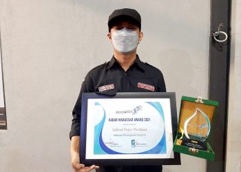 Mahasiswa Unhas Raih Penghargaan Relawan Penanganan Covid-19