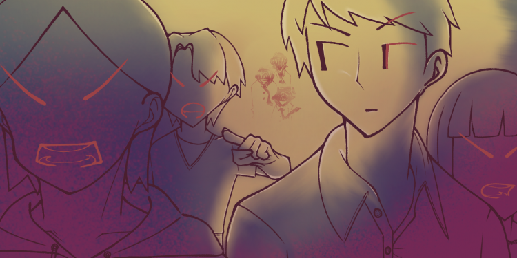 ilustrasi puisi diam