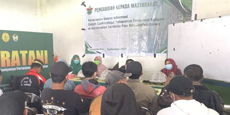 Tim Dosen Unhas Kenalkan Aplikasi Pelaporan Produksi Tanaman Pangan