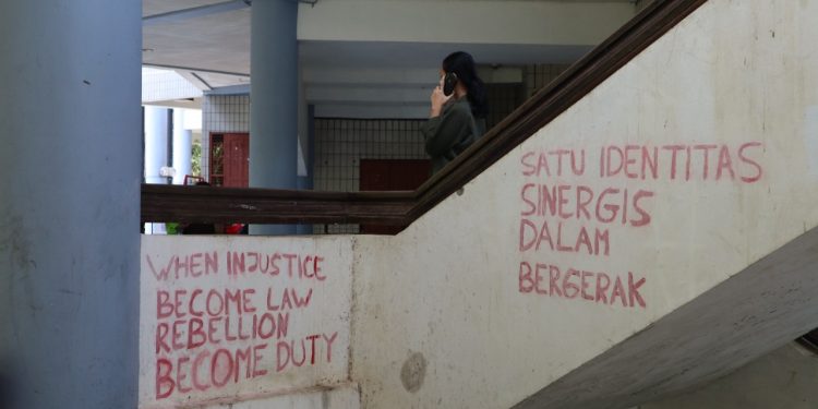 Vandalisme Kembali Terjadi di Unhas