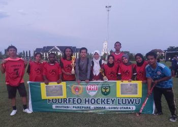 UKM Hockey Unhas Toreh Prestasi pada Turnamen di Luwu