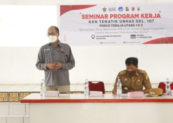 Mahasiswa KKN Unhas 107 Toraja Utara 1 Gelar Seminar Program Kerja