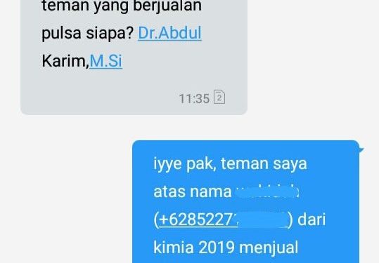 Waspada! Penipuan Minta Pulsa Kembali Terjadi