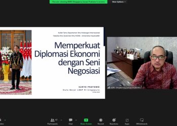 Kuliah Tamu HI Unhas Hadirkan Dubes RI untuk Singapura