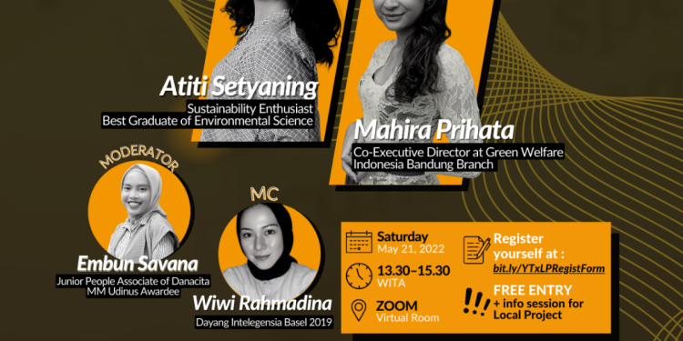 Poster kegiatan talk show AIESEC Unhas