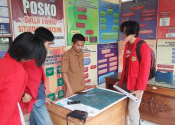 Mahasiswa Kehutanan Unhas Petakan Partisipatif Potensi Desa Watu Toa Soppeng