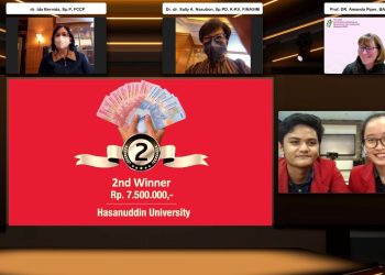 Tim Mahasiswa FK Unhas Raih Runner Up pada Olimpiade Internasional RespiQuizz 2022