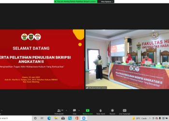 Departemen Hukum Pidana Wadahi Mahasiswa Pelatihan Penulisan Skripsi Angkatan 2