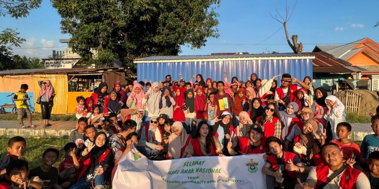 KKNT Unhas Takalar 10 Bangun Jiwa Sportifitas dan Solidaritas Anak