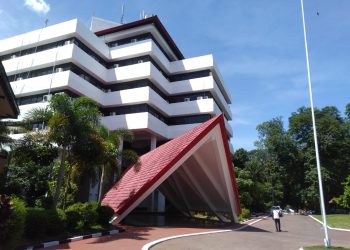 Rektorat Universitas Hasanuddin. IDENTIITAS/Annur Nadia F. Denanda.