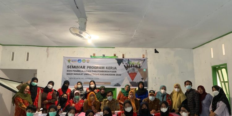 Seminar Program Kerja KKN PPM Unhas Disambut Antusias Masyarakat
