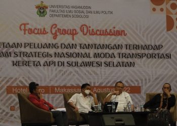 FGD Sosiolog Fisip Unhas, Langkah Pahami Peluang dan Tantangan Kereta Api di Sulsel