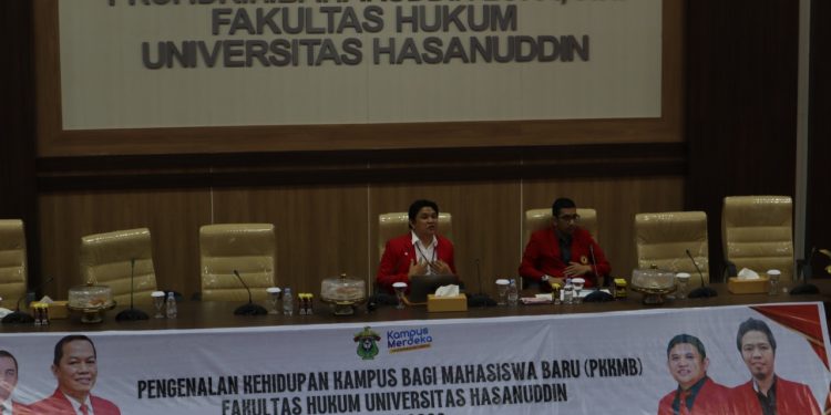 PKKMB Fakultas, Dekan FH Paparkan Tugas Mahasiswa dalam Jalankan Tri Dharma Perguruan Tinggi
