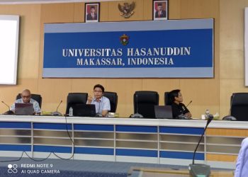 Unhas gelar pertemuan pengembangan sistem situs web Unhas di Ruang Senat lantai 2, Rektorat Unhas. Dokumentasi Pribadi
