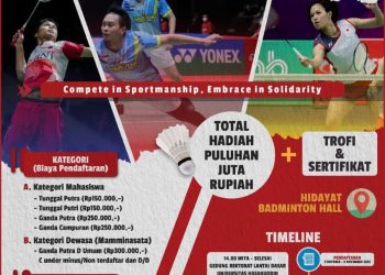 Flyer Unhas Badminton Cup VI