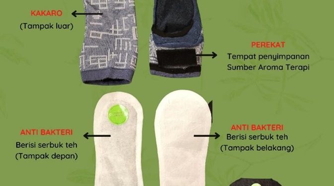 KAKARO: Kaos Kaki Aromaterapi Penangkal Bau Kaki