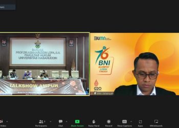 Talkshow FH Unhas, Ulas Pentingnya Haki dalam Penyaluran Kredit Perbankan