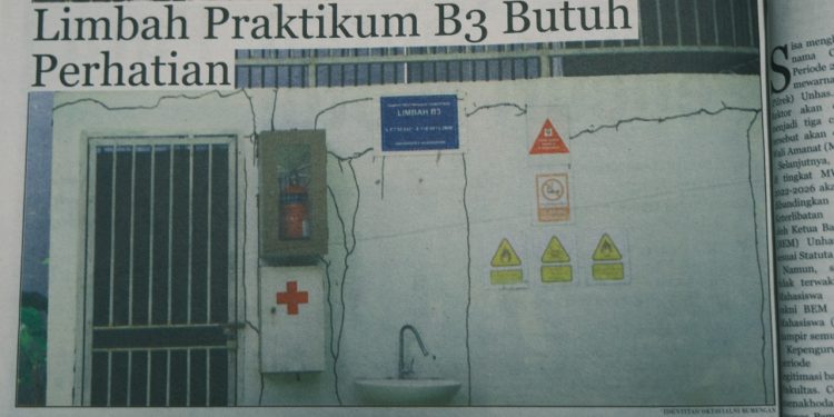 Limbah Praktikum, Masalah Lama yang Berlarut-larut