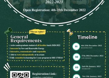 Flyer perekrutan. Dokumentasi pribadi