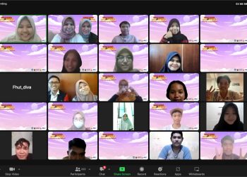 Foto bersama PKM Unhas: Journey to Excellence, berlangsung melalui Zoom Meeting, Jumat (30/12). Dokumentasi pribadi.