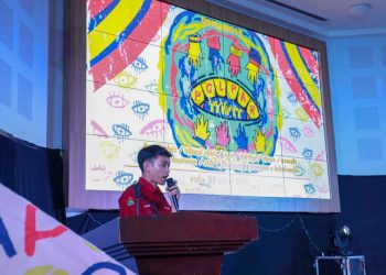 Ketua panitia, Sukardi saat menyampaikan sambutannya bertempat di Auditorium Prof A Amiruddin, Rabu (22/3)