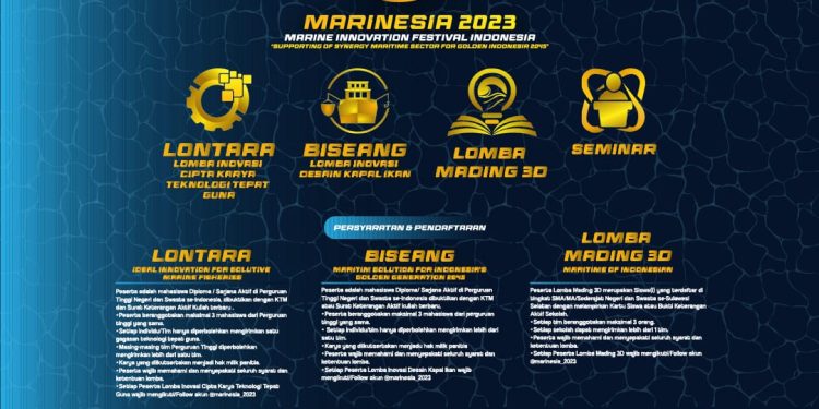 Pamflet Kompetisi Marinesia 2023. Dokumentasi pribadi
