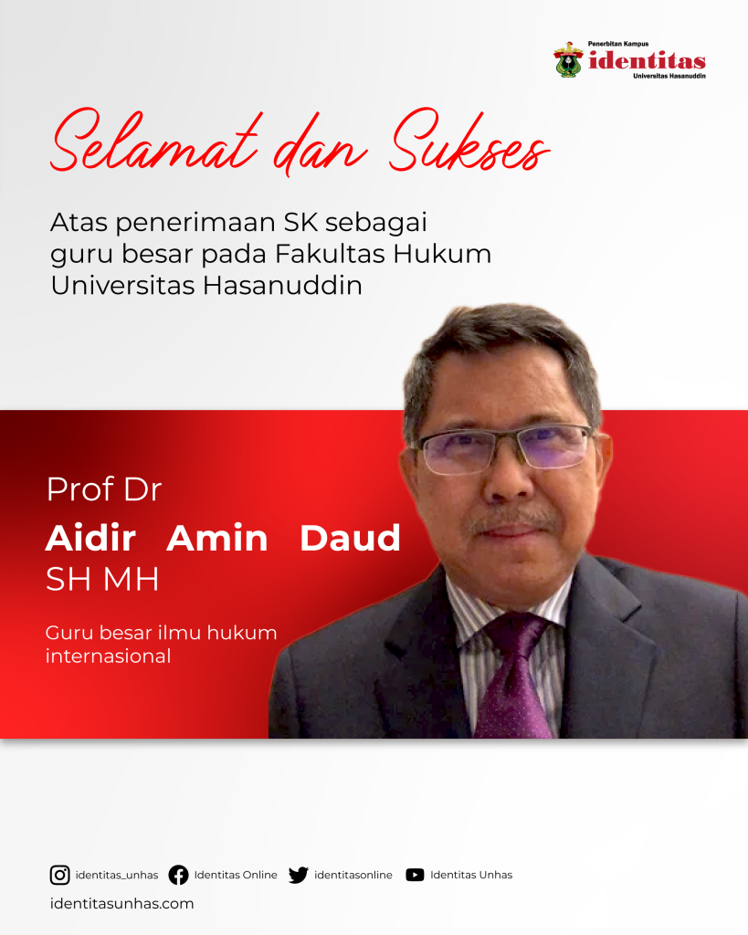 Ucapan Selamat Dan Sukses Gelar Guru Besar, Prof Dr Aidir Amin Daud SH ...