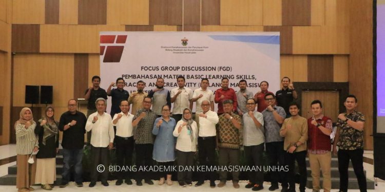 Foto bersama dalam FGD persiapan Balance 2023, bertempat di Unhas Hotel & Convention, Selasa (16/5). Dokumentasi pribadi