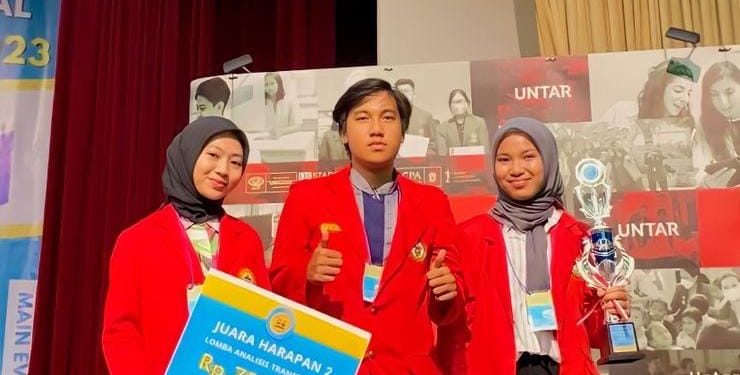 Tim Mahasiswa Teknik Unhas Raih Juara Pada Lomba Analisis Transportasi Civil National Expo yang diselenggarakan oleh Ikatan Mahasiswa Sipil Universitas Tarumanegara pada Jumat (12/5). Dokumentasi pribadi