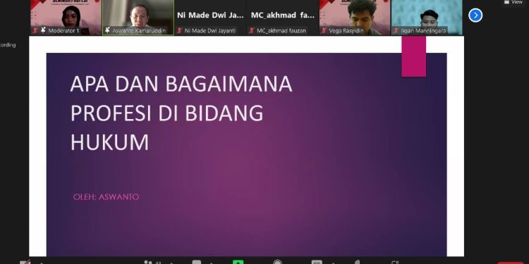 Seminar HLSC FH Unhas Kupas Profesi di Bidang Hukum