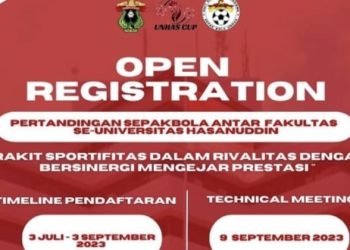Bangun Harmonisasi Mahasiswa, UKM Sepak Bola Hadirkan Kembali Unhas Cup