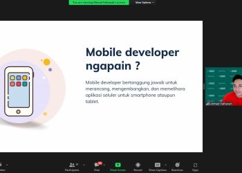 Diskusi Lagingoding Ulas Seputar Profesi Pengembang Seluler Bersama Mahasiswa Teknik Informatika Unhas