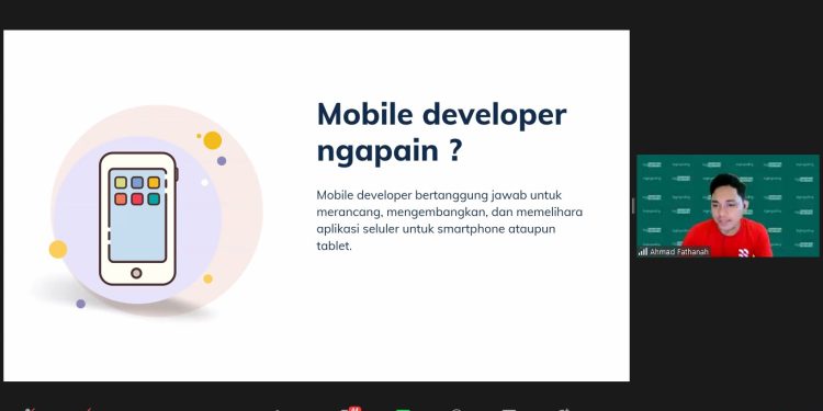 Diskusi Lagingoding Ulas Seputar Profesi Pengembang Seluler Bersama Mahasiswa Teknik Informatika Unhas