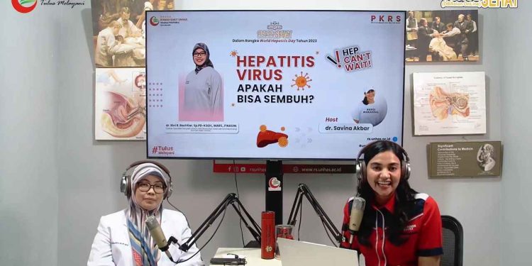 RS Unhas Peringati Hari Hepatitis Sedunia dengan Menggelar Podcast Obrol Sehat