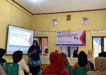 Cegah Stunting, Posko 31 KKN Kebangsaan Sosialisasikan Anemia pada Remaja Putri