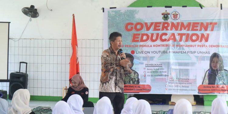 Hadiri Government Education, Bawaslu Ajak Siswa Jadi Pemilih Pemula Cerdas