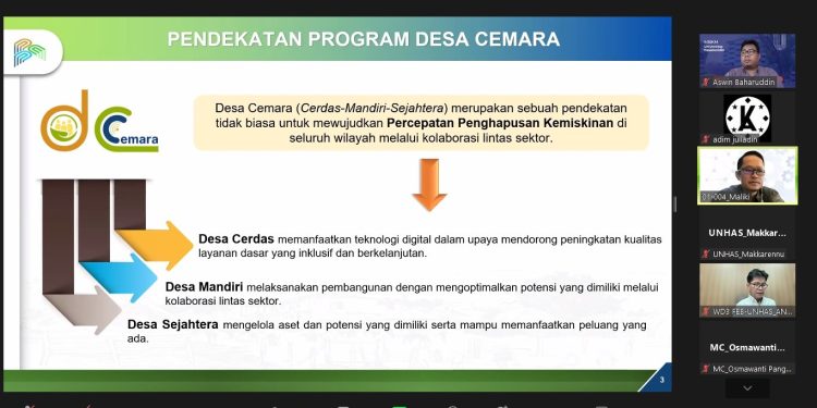 Sosialisasi MBKM Desa Cemara Unhas dan Bappenas, Wujudkan Indonesia tanpa Kemiskinan