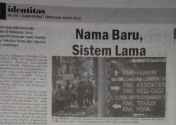 Bundel identitas edisi awal Maret 2012