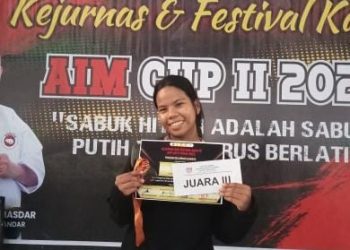 Mahasiswa FISIP Unhas Juara Kejurnas Karate di Festival AIM Cup II 2023