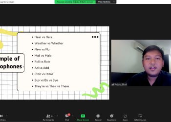 Welcome09 SMFT Unhas Beri Pelatihan Bahasa Inggris kepada Mahasiswa
