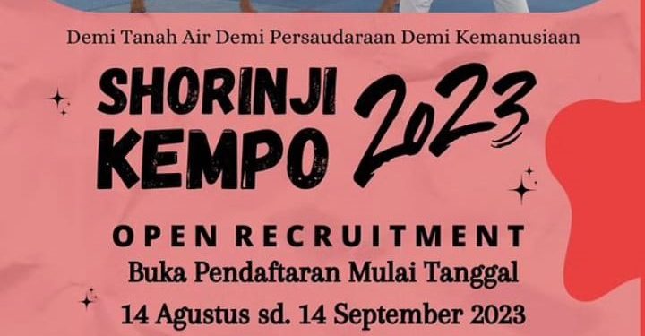 Rekrutmen Anggota Baru UKM Shorinji Kempo Siapkan Kuota untuk 40 Pendaftar