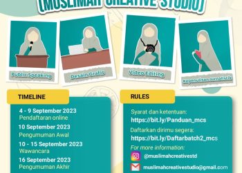 Tingkatkan Potensi Berbasis Syiar dan Dakwah, MCS Buka Rekrutmen Anggota Baru