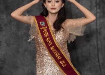 Mahasiwa Ilmu Hukum Unhas Juara 1 Pemilihan Putera Puteri Kota Makassar 2023