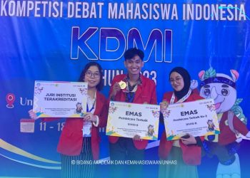 Mahasiswa Unhas Sukses Kantongi 2 Medali Emas pada Ajang Debat Nasional Puspresnas