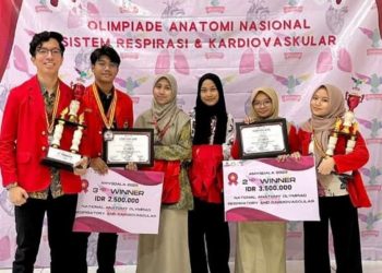 Tim Mahasiswa Fakultas Kedokteran Unhas Boyong 2 Juara dalam Olimpiade Anatomi Nasional